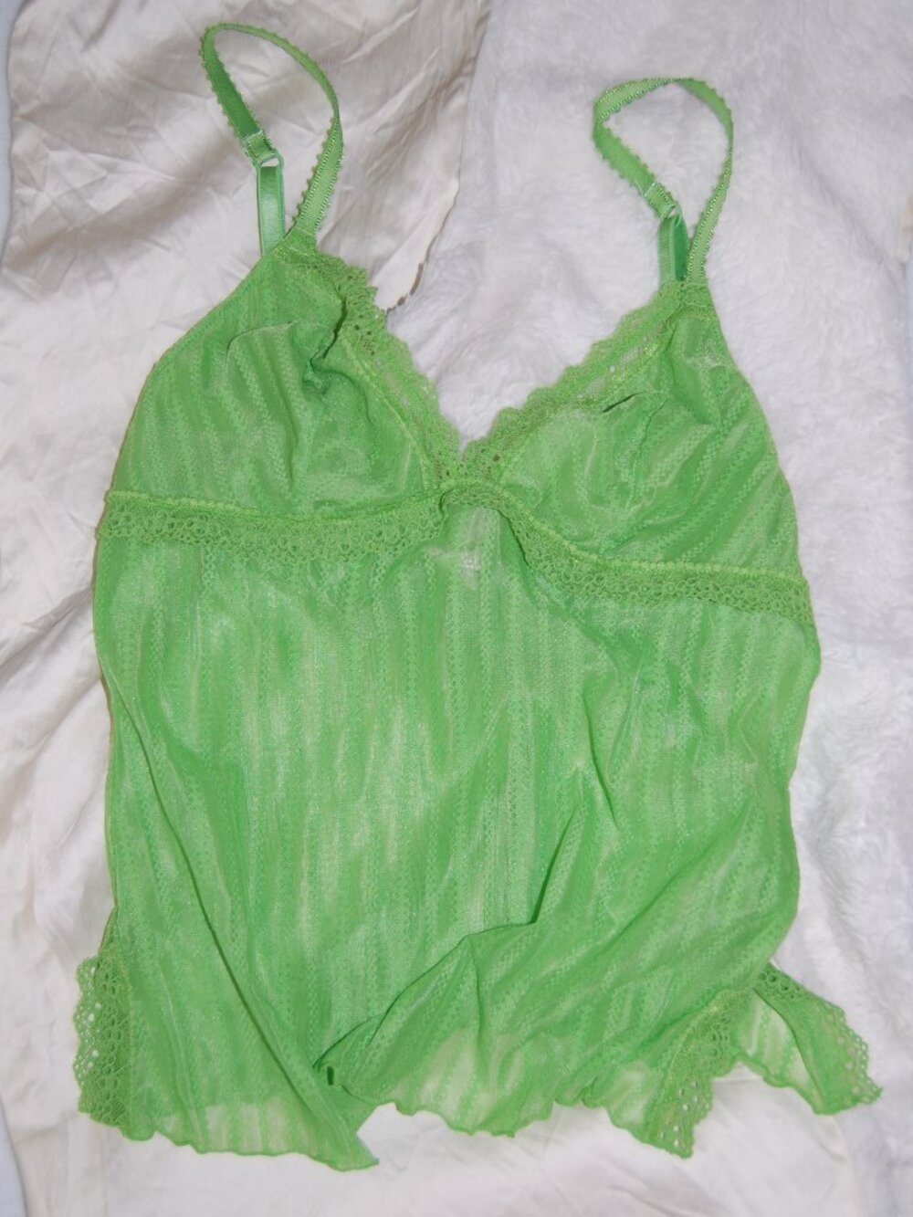 NWOT Jezebel Women Size S Bright Lime Green Intimates